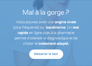 Test Angine, mal de gorge